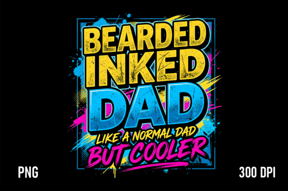 Bearded Inked Dad But Cooler: A Bold Tattoo-Inspired Typeface