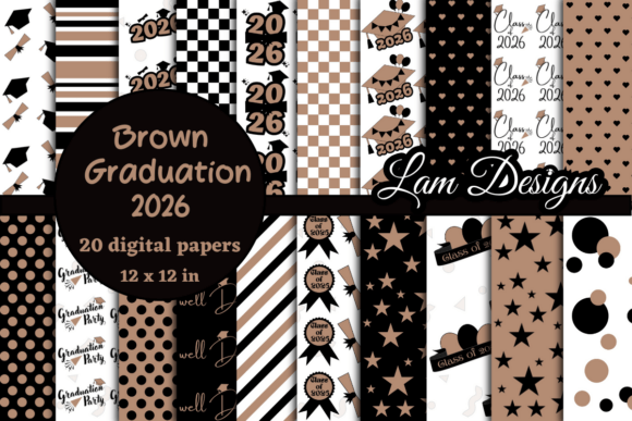 Celebrate with Brown 2026 Graduation Digital Papers