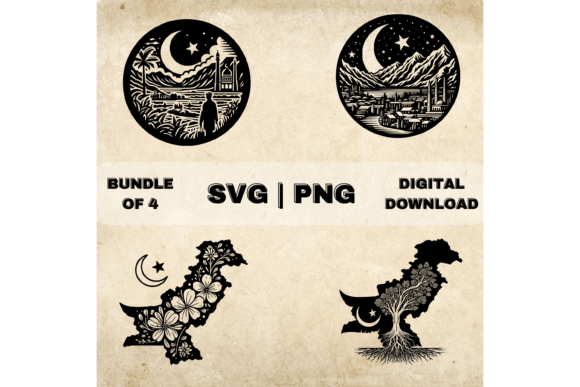 Pakistan SVG Bundle & Pakistani Clipart for Designers
