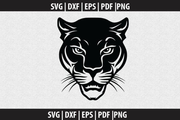 Unleashing the Panther Head Mascot Svg Vector
